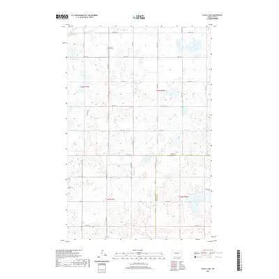 2020 Map of Alkali Lake, 2020 Print