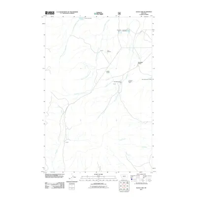 2011 Map of Alkali Lake, 2011 Print