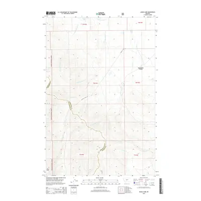 2014 Map of Alkali Lake, 2014 Print