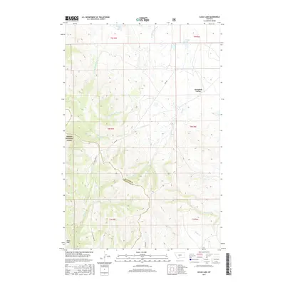 2017 Map of Alkali Lake, 2017 Print