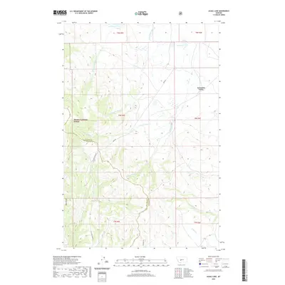 2020 Map of Alkali Lake, 2020 Print