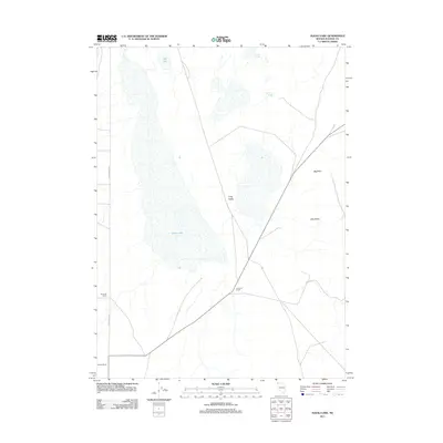 2011 Map of Alkali Lake, 2011 Print