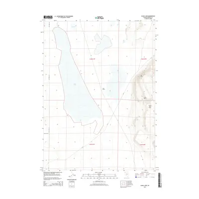 2015 Map of Alkali Lake, 2015 Print