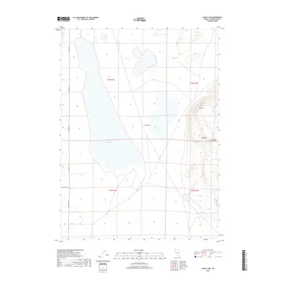 2018 Map of Alkali Lake, 2018 Print