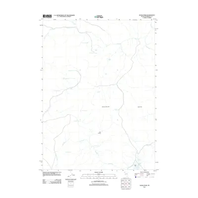 2011 Map of Alkali Peak, 2011 Print
