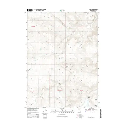 2015 Map of Alkali Peak, 2015 Print