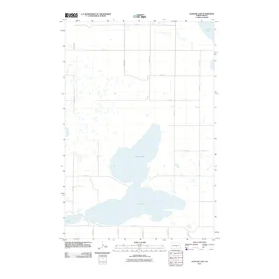 2011 Map of Alkaline Lake, 2011 Print