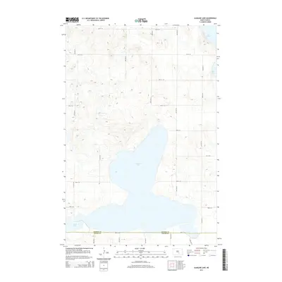 2014 Map of Alkaline Lake, 2014 Print