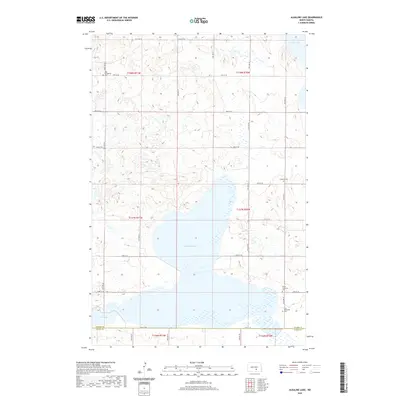 2020 Map of Alkaline Lake, 2020 Print