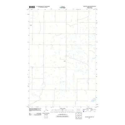 2011 Map of Alkaline Lake NW, 2011 Print