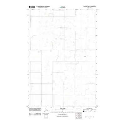2011 Map of Alkaline Lake SW, 2011 Print