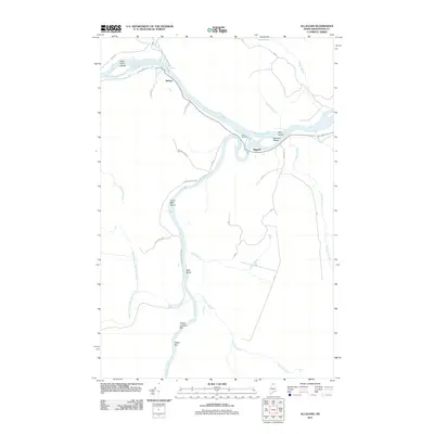 2011 Map of Allagash, 2011 Print