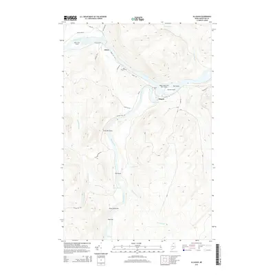 2014 Map of Allagash, 2014 Print