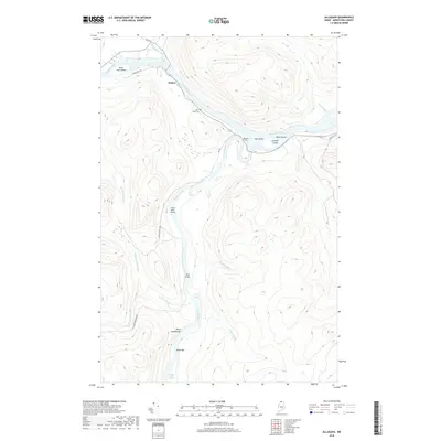 2018 Map of Allagash, 2018 Print