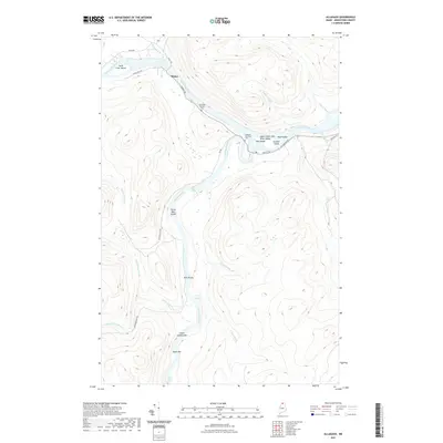 2021 Map of Allagash, 2021 Print
