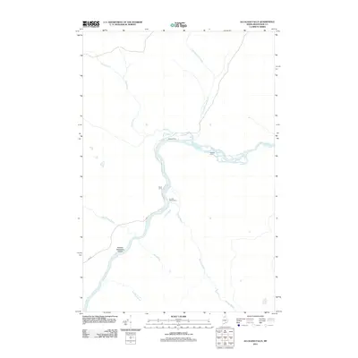 2011 Map of Allagash Falls, 2011 Print