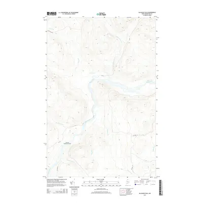 2014 Map of Allagash Falls, 2014 Print