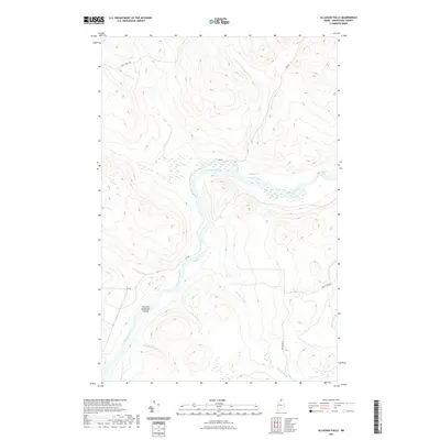 2021 Map of Allagash Falls, 2021 Print