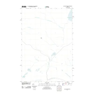 2011 Map of Allagash Pond, 2011 Print