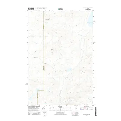 2014 Map of Allagash Pond, 2014 Print