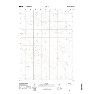 2017 Map of Allan Dam, 2017 Print
