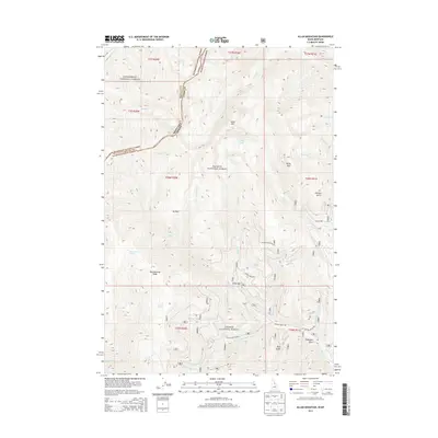 2013 Map of Allan Mountain, 2013 Print