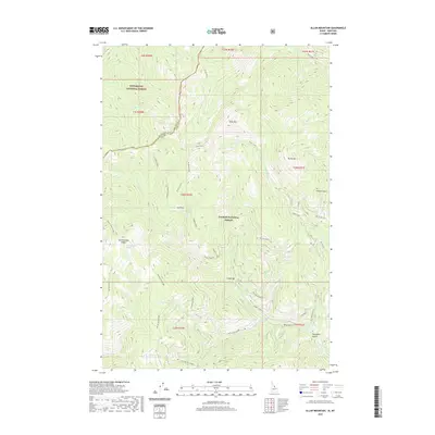 2020 Map of Allan Mountain, 2020 Print