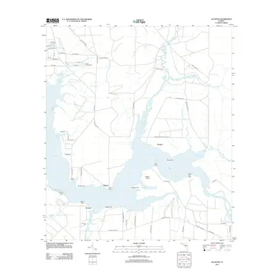 2012 Map of Allanton, 2012 Print