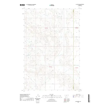 2020 Map of Allard Ranch, 2020 Print