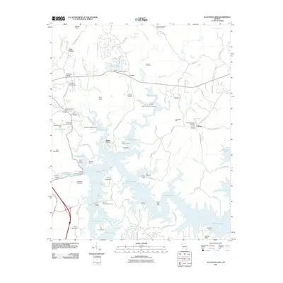 2011 Map of Allatoona Dam, 2011 Print