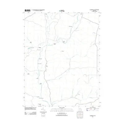 2011 Map of Allbright, 2011 Print