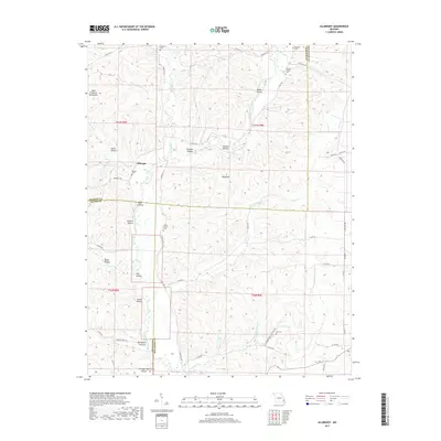 2017 Map of Allbright, 2017 Print