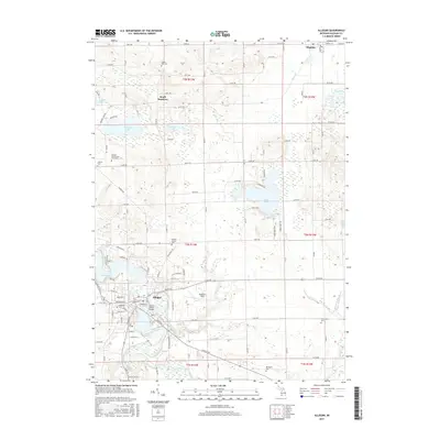 2017 Map of Allegan, 2017 Print