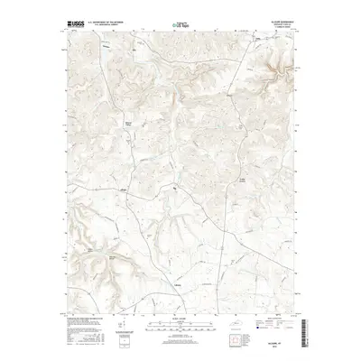 2016 Map of Allegre, 2016 Print