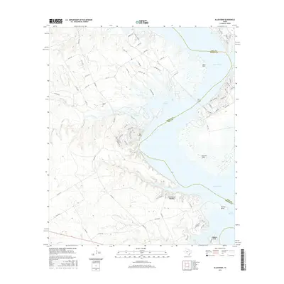 2016 Map of Allen Bend, 2016 Print