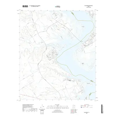 2019 Map of Allen Bend, 2019 Print