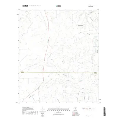 2019 Map of Allen Creek, 2019 Print