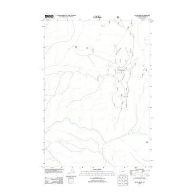 2012 Map of Allen Draw, 2012 Print