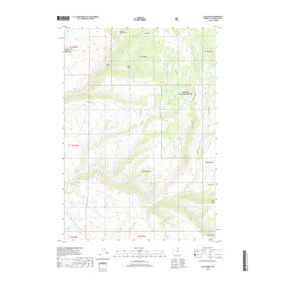 2018 Map of Allen Draw, 2018 Print