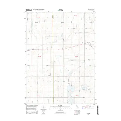 2014 Map of Allen, 2014 Print