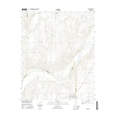 2016 Map of Allen, 2016 Print