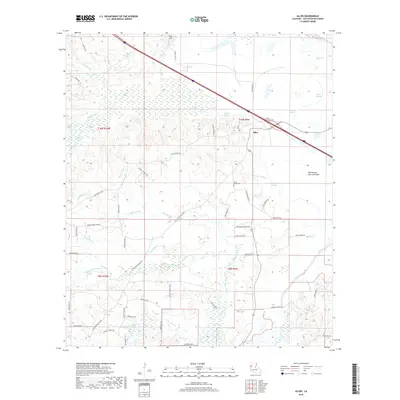 2018 Map of Allen, 2018 Print