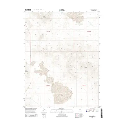 2014 Map of Allen Springs, 2014 Print