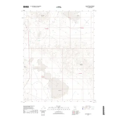 2018 Map of Allen Springs, 2018 Print