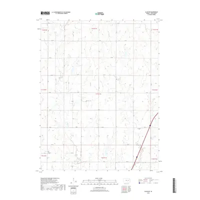 2018 Map of Allen SW, 2018 Print