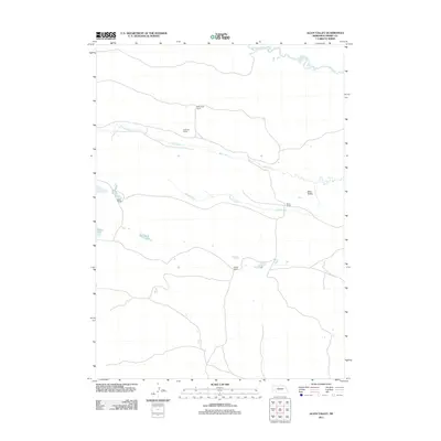 2011 Map of Allen Valley, 2011 Print