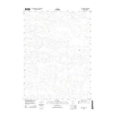 2014 Map of Allen Valley, 2014 Print