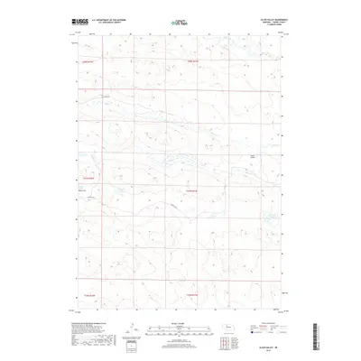 2017 Map of Allen Valley, 2017 Print