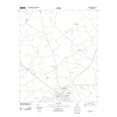 2011 Map of Allendale, 2011 Print