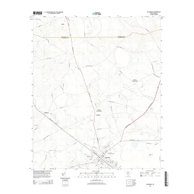 2014 Map of Allendale, 2014 Print